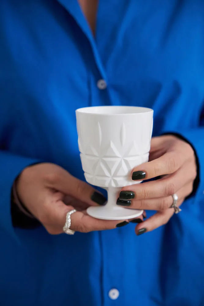 Picknick Juni ποτήρι Συσκευασία 4 τεμαχίων, Λευκό Sagaform