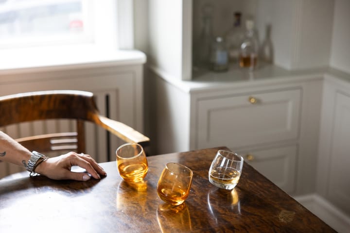 Sagaform ποτήρια με στρογγυλή βάση 30 cl 6 τεμάχια, Amber Sagaform