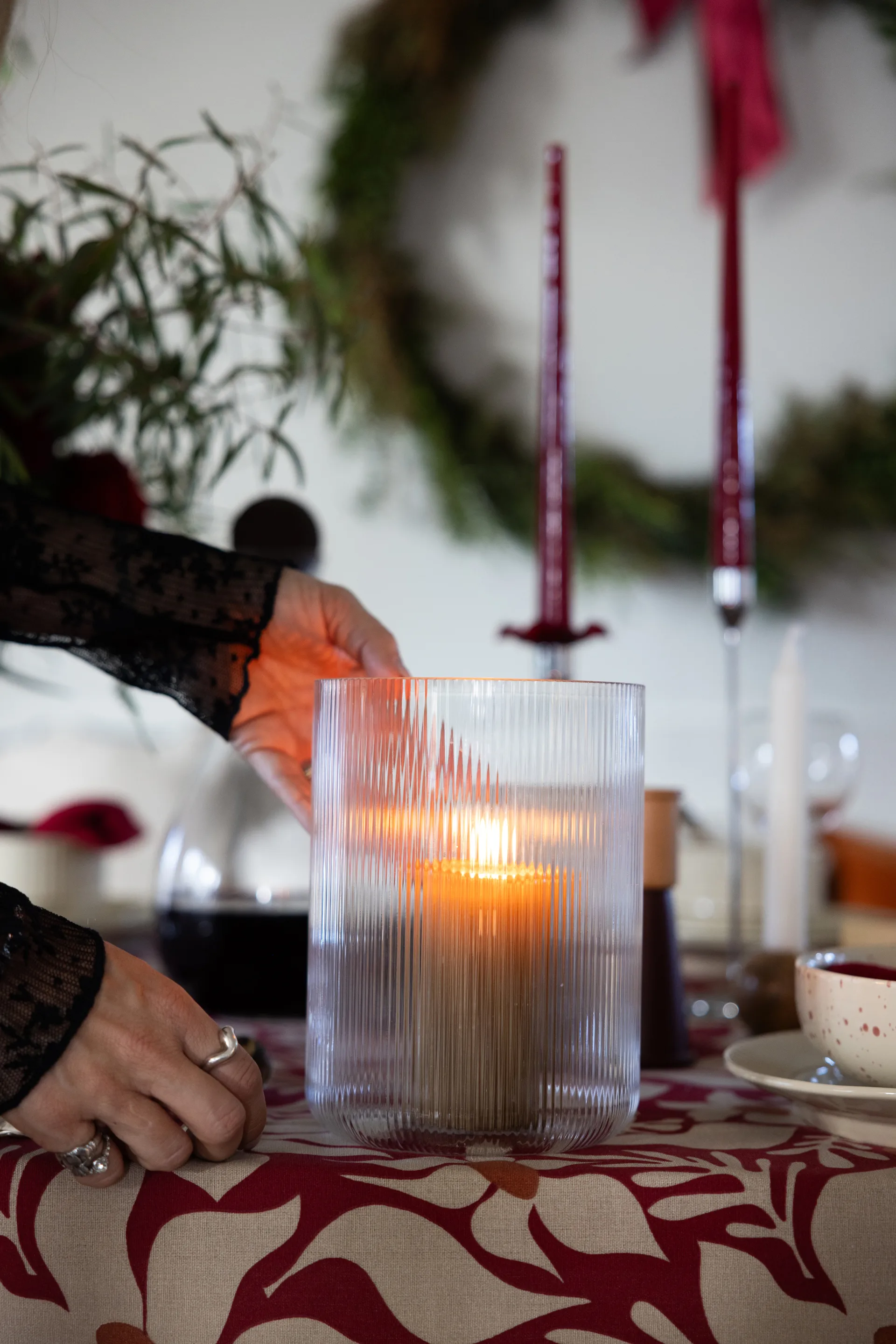 Sagaform Blanka βάζο/ψύκτης κρασιού Ø15x20 εκ., Διάφανο Sagaform