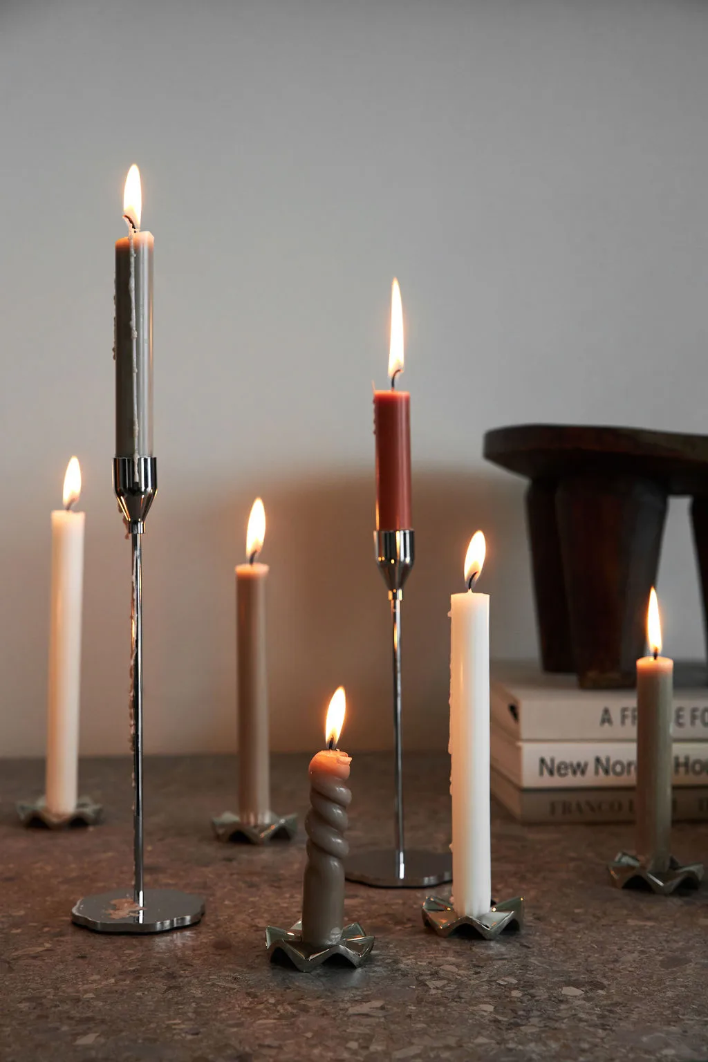 Siri κηροπήγιο, Ασημί Sagaform