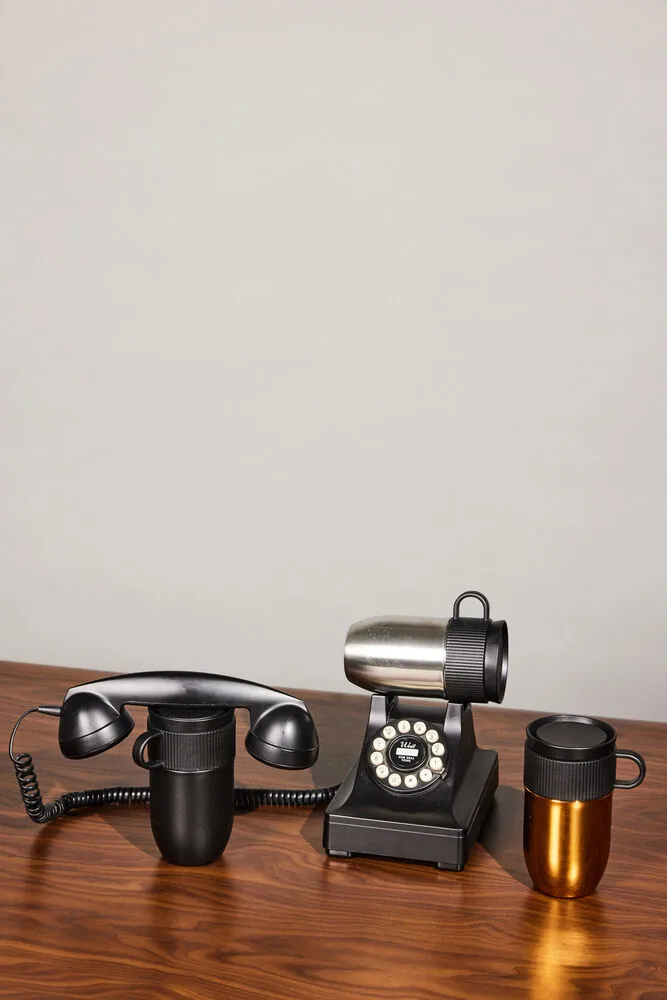 Θερμός κούπα αυτοκινήτου Ted 28 εκ., Μάυρο Sagaform