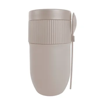 Θερμός για γιαούρτι Ted με κουτάλι - Beige Pantone Warm gray 3C, 32 cl - Sagaform