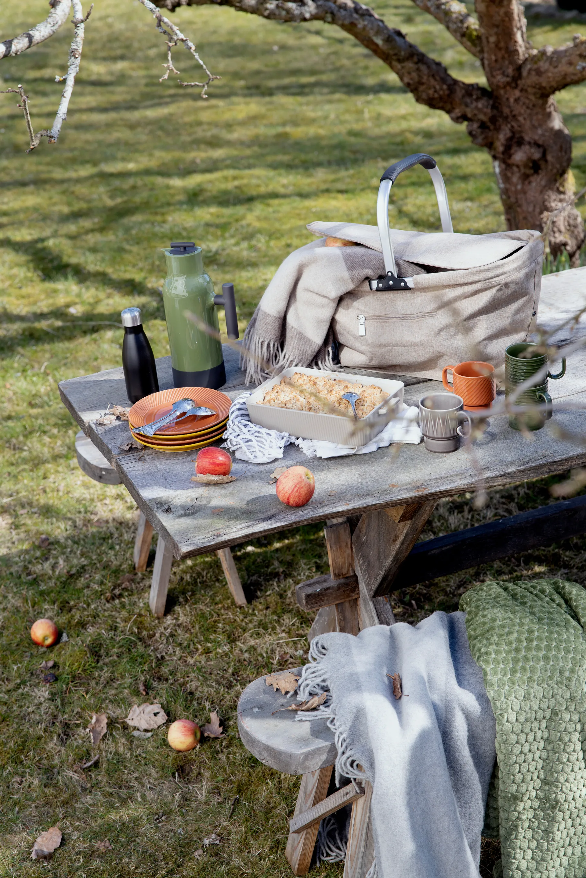 Ulle μάλλινο ριχτάρι, Μπεζ-καφέ Sagaform