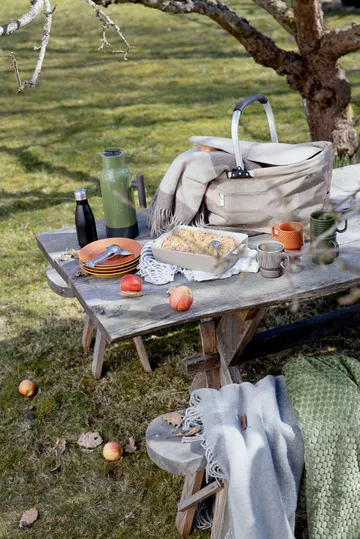 Ulle μάλλινο ριχτάρι - Μπεζ-καφέ - Sagaform