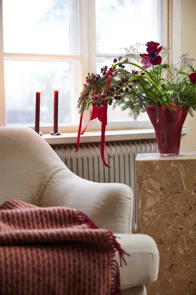 Κουβέρτα Ulli 130x170 εκ., Μπορντό Sagaform