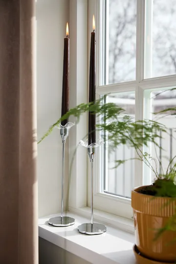 Viva δαχτυλίδι κεριών 2 τεμάχια - Καθαρό - Sagaform