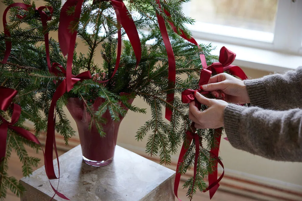 Βάζο Viva μεγάλο 24,5 εκ, Μπορντό Sagaform