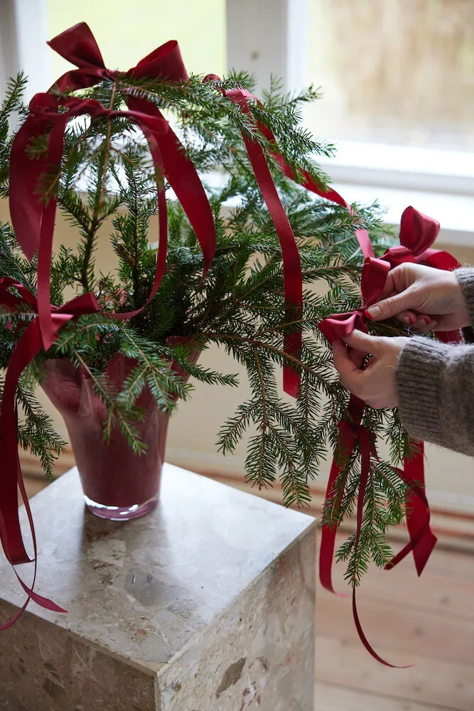 Βάζο Viva μεγάλο 24,5 εκ, Μπορντό Sagaform