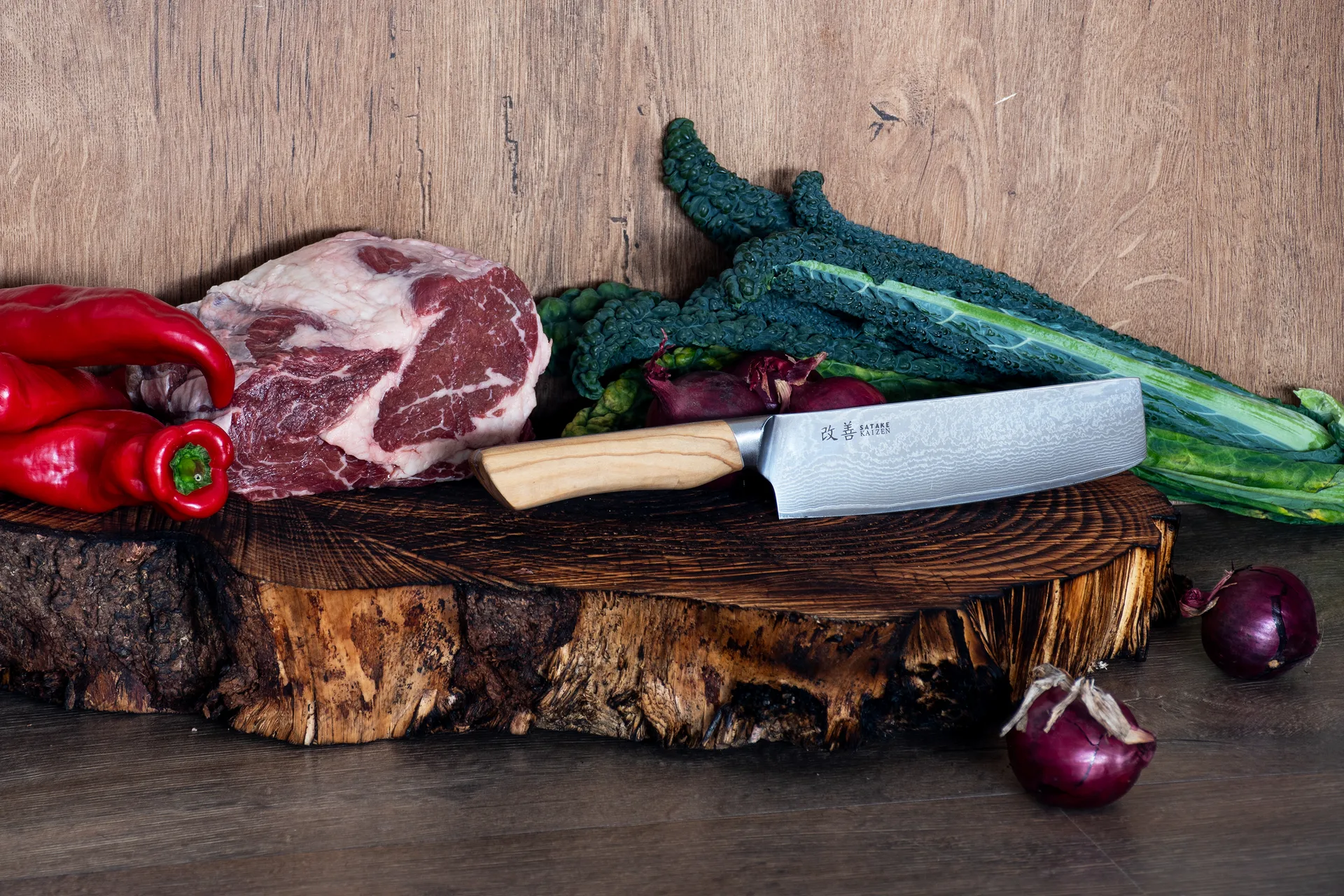 Μαχαίρι λαχανικών Nakiri, Saceilinge Kaizen, 16 εκ Satake