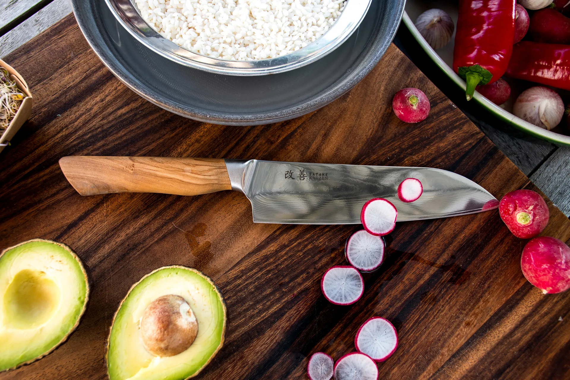 Μαχαίρι Santoku, Saceilinge Kaizen , 18 εκ Satake