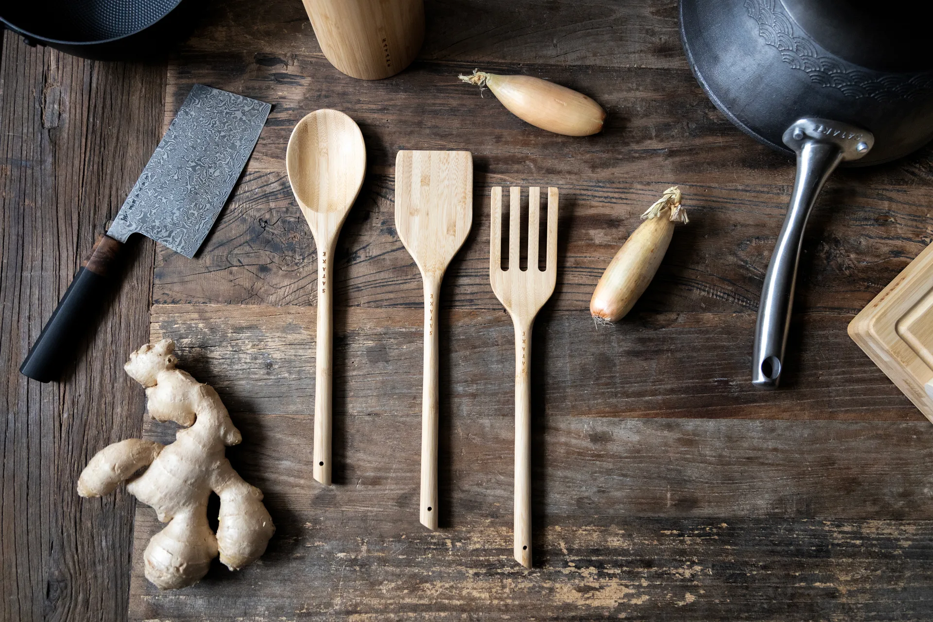 Σετ εργαλείων Satake, Μπαμπού, 3 μέρη Satake