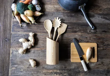 Satake εργαλεία & βάση εργαλείων - Μπαμπού, 4 τεμάχια - Satake