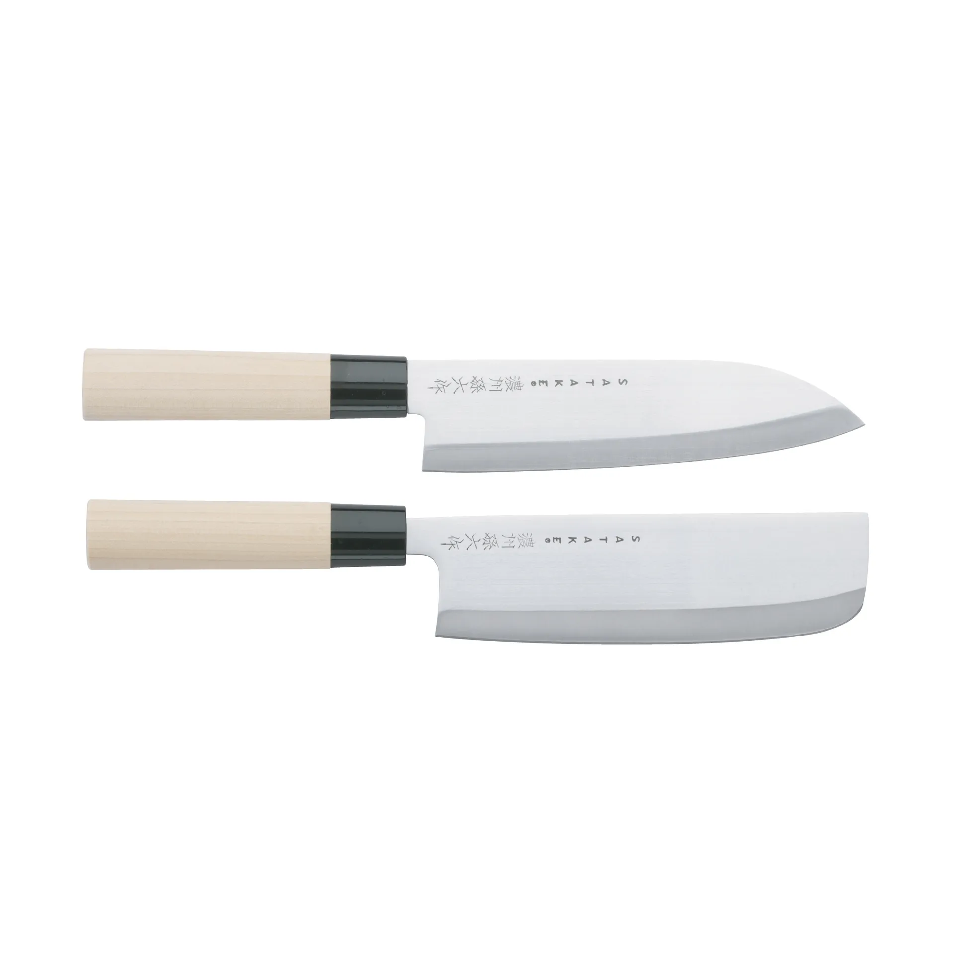 Satake Houcho σετ μαχαιριών santoku & nakiri, 2 τεμάχια Satake