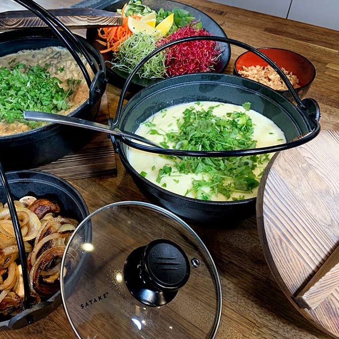 Satake Nabe κατσαρόλα μαύρη, 3,6 l Satake