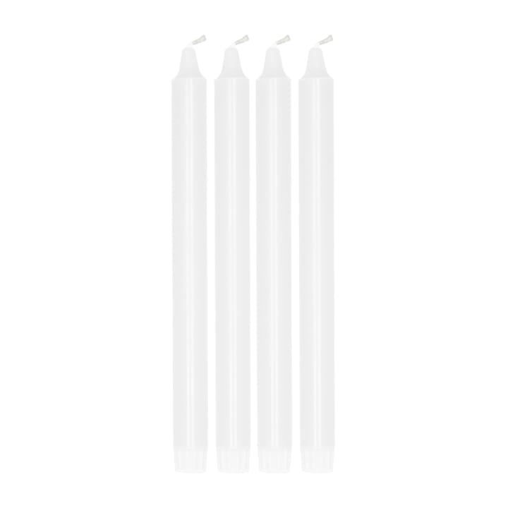 Κωνικό κερί Ambiance 4 πακέτα 27 εκ. - άσπρο - Scandi Essentials