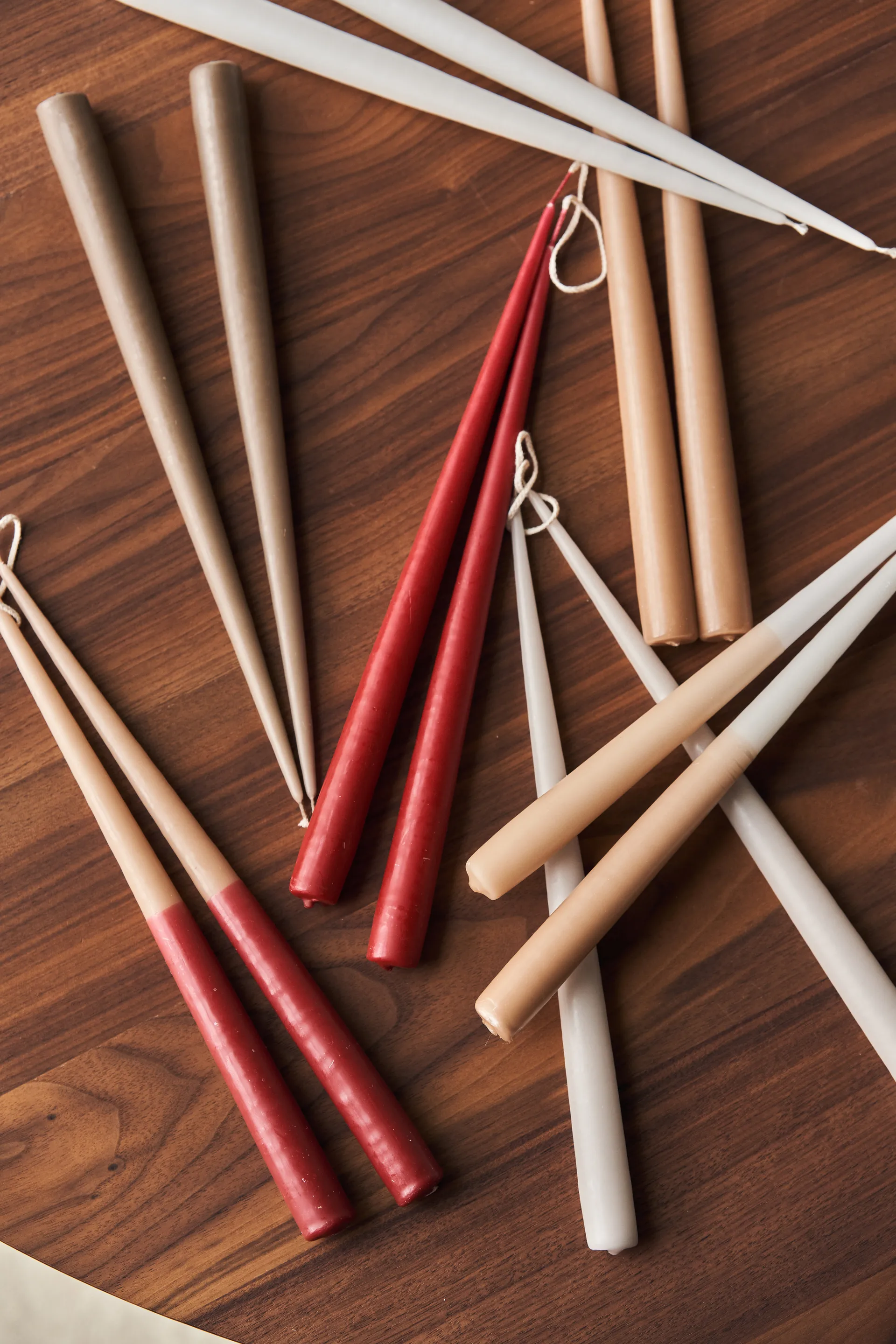 Atmosphere μακρύ κερί 4 τεμάχια 32 εκ., Taupe Scandi Essentials