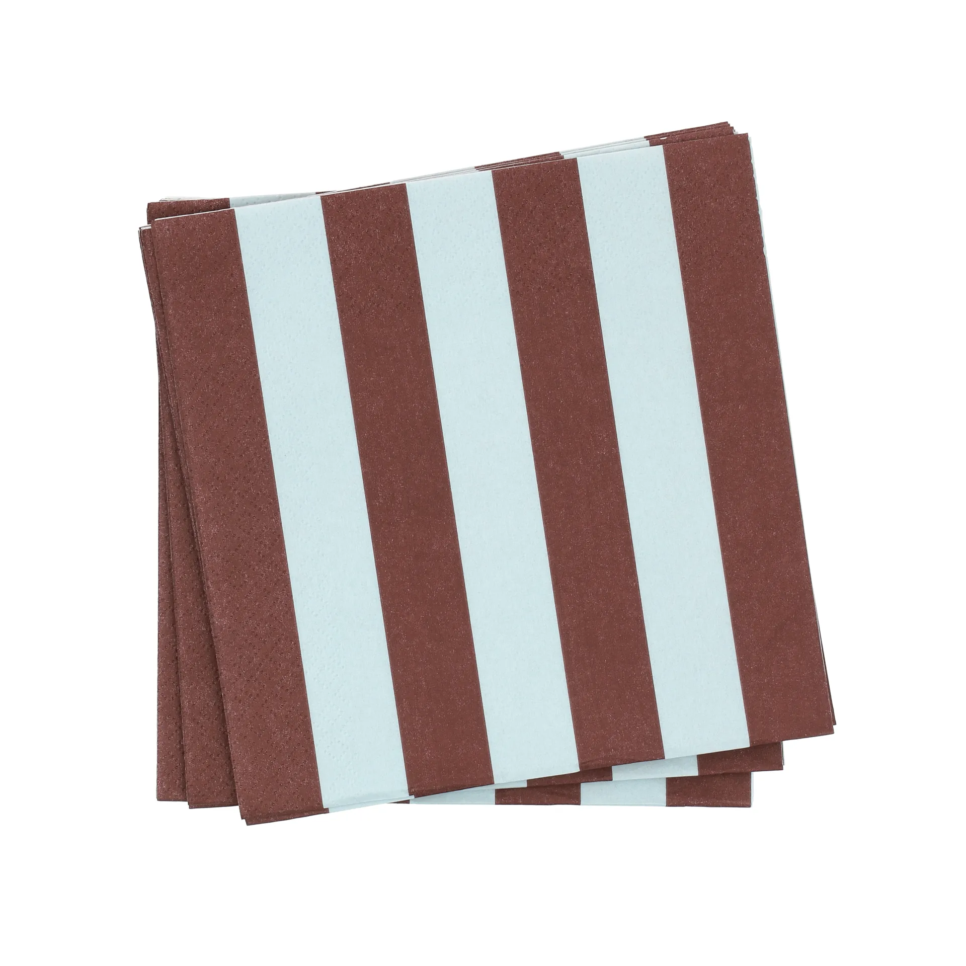 Bold Stripe χαρτοπετσέτα, Βουργουνδί-μπλε, 20 τεμάχια, 33x33 εκ. Scandi Essentials