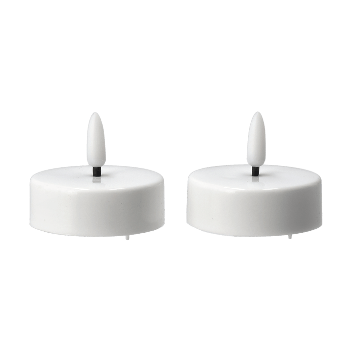 Bright φως τσαγιού LED Ø5,8 cm Συσκευασία 2 τεμαχίων, White Scandi Essentials