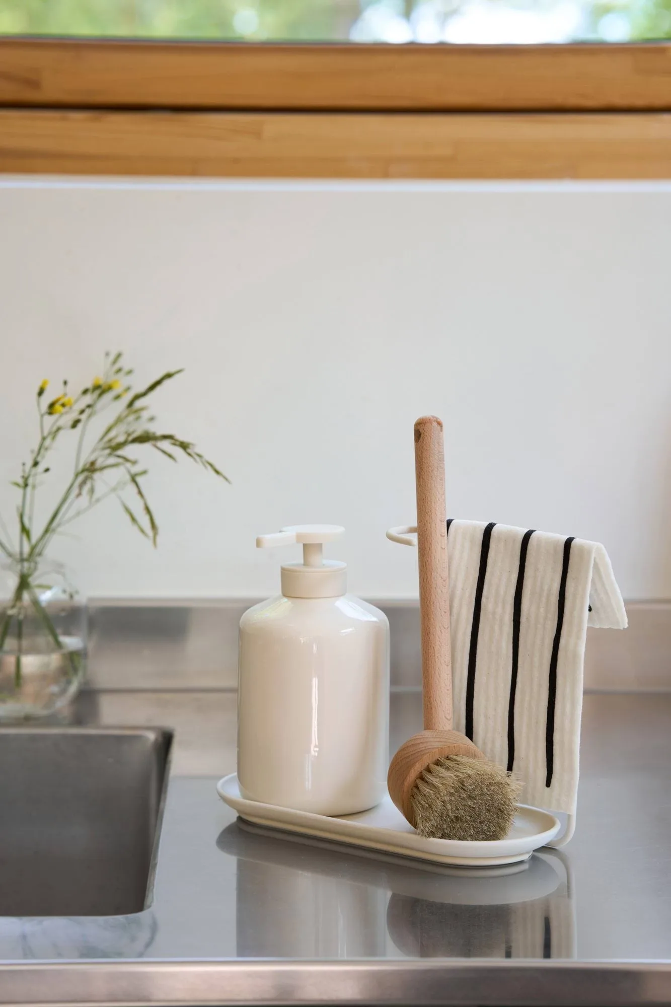 Daily πανί πιάτων με μοτίβο, Λευκό, 3-τεμ. Scandi Essentials