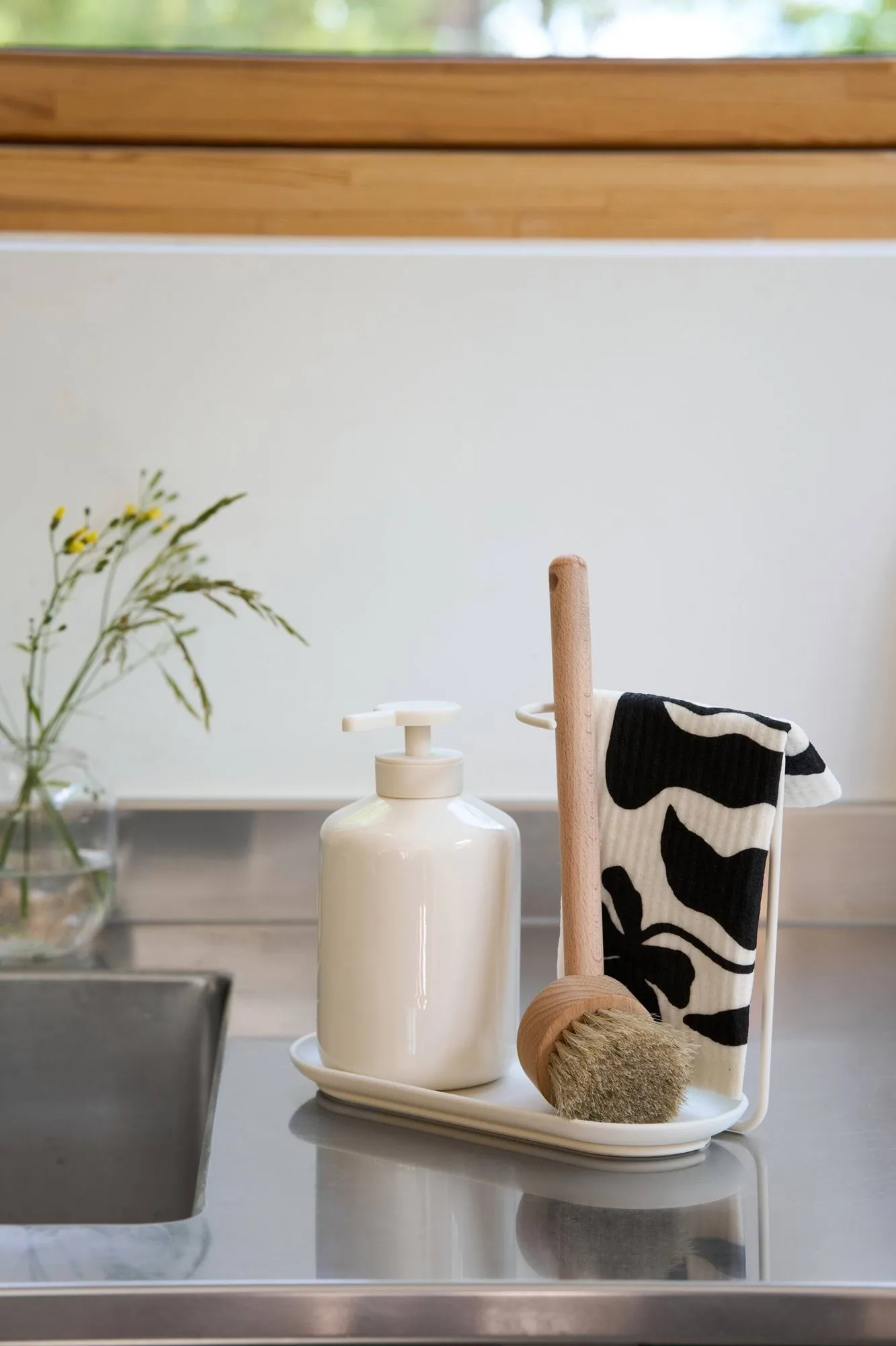 Daily πανί πιάτων με μοτίβο, Λευκό, 3-τεμ. Scandi Essentials