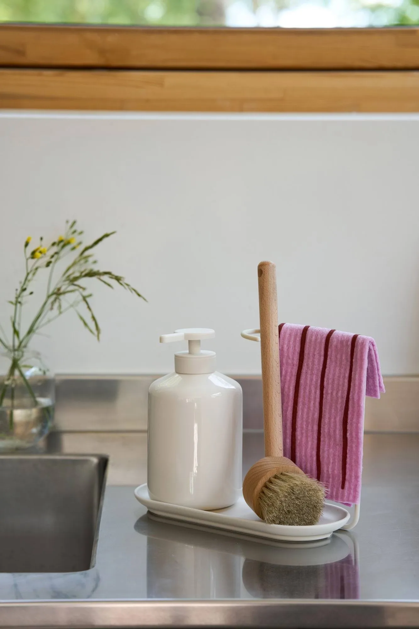 Daily πανί πιάτων με μοτίβο, Rosa, σετ 3 τεμαχίων Scandi Essentials