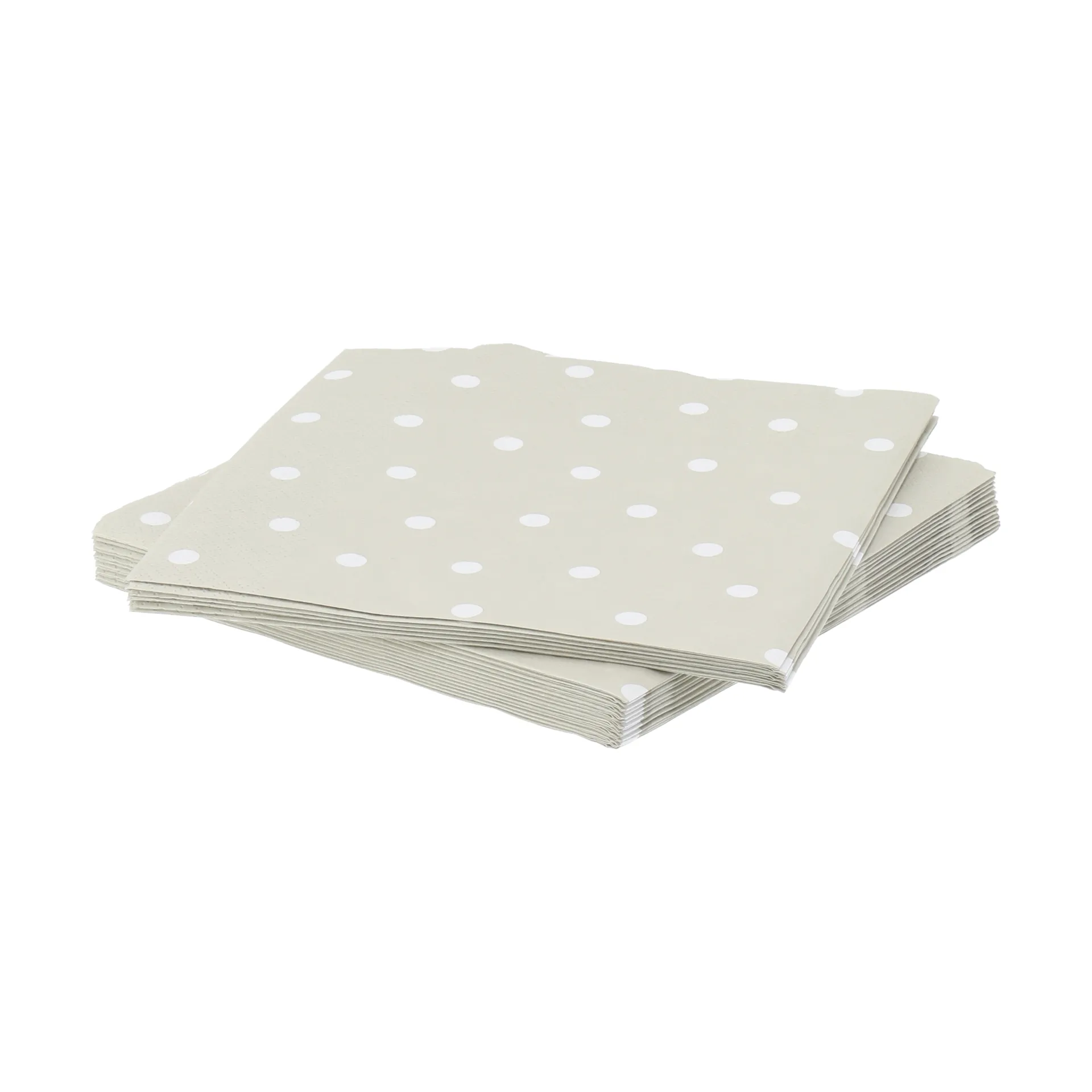 Fine dots χαρτοπετσέτα, Λευκό-μπεζ, 20 τεμ., 33x33 εκ. Scandi Essentials