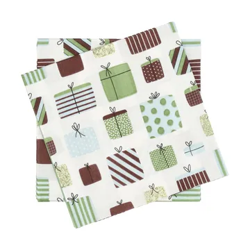 Gift χάρτινη χαρτοπετσέτα - Multi, 20 τεμάχια, 33x33 εκ. - Scandi Essentials