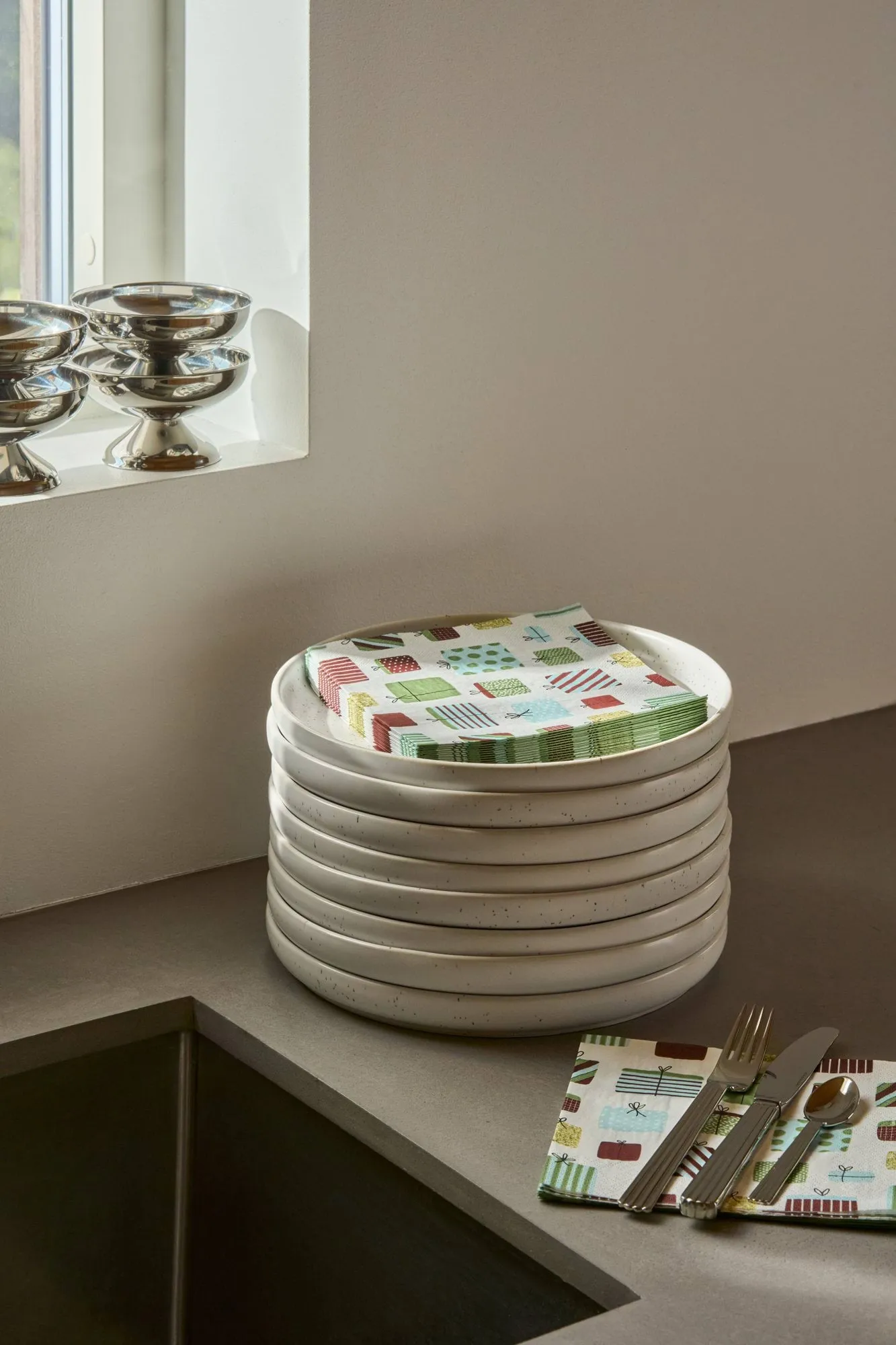 Gift χάρτινη χαρτοπετσέτα, Multi, 20 τεμάχια, 33x33 εκ. Scandi Essentials