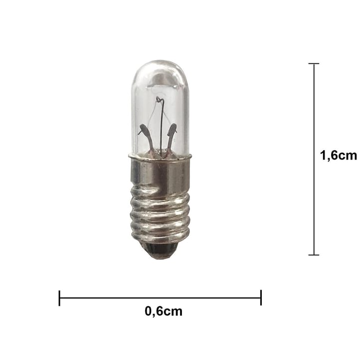 Lit λαμπτήραςτο E5 ανταλλακτικοί λαμπτήρες 12V 0,6W, Διαφανές Scandi Essentials