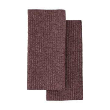 Rinse πανί πιάτων - Burgundy, σετ 2 τεμαχίων - Scandi Essentials