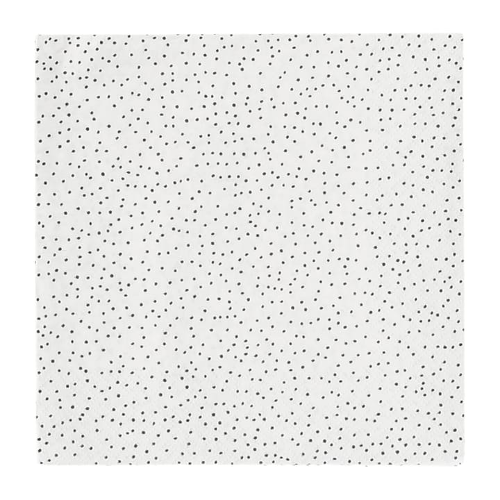 Solstickan χαρτοπετσέτεs 33x33 εκ 20 pack - Άσπρο-μαύρο - Scandi Essentials