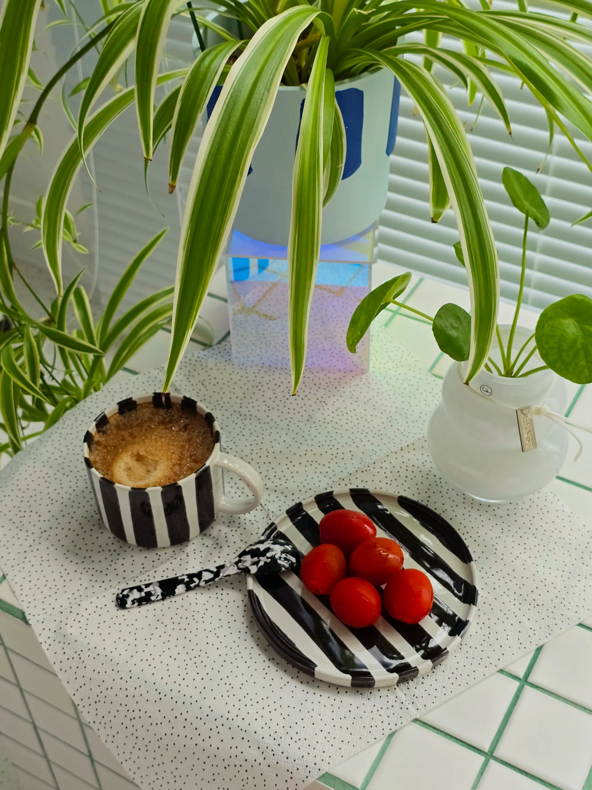 Solstickan χαρτοπετσέτεs 33x33 εκ 20 pack, Άσπρο-μαύρο Scandi Essentials