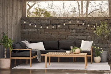 Wisp φωτεινή γιρλάντα μαύρη - 855 cm, 20 φώτα - Scandi Essentials