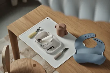 Σετ 2 τεμαχίων σαλιάρες σιλικόνης Silly - Green-blue - Scandi Living