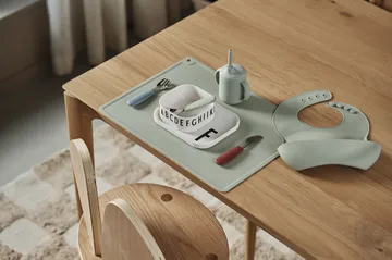 Σετ 2 τεμαχίων σαλιάρες σιλικόνης Silly - Green-blue - Scandi Living