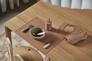 Σετ 2 τεμαχίων σαλιάρες σιλικόνης Silly - Vanilla-hazel - Scandi Living