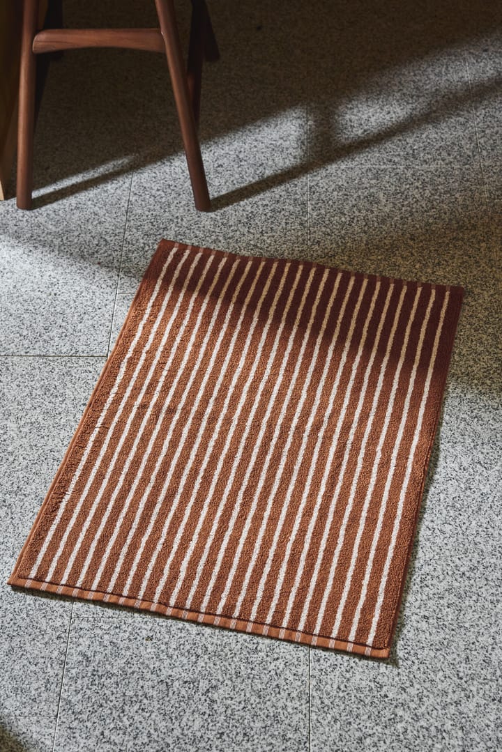 Διαρκής χαλάκι μπάνιου 50x70cm, Καφέ-λευκό Scandi Living