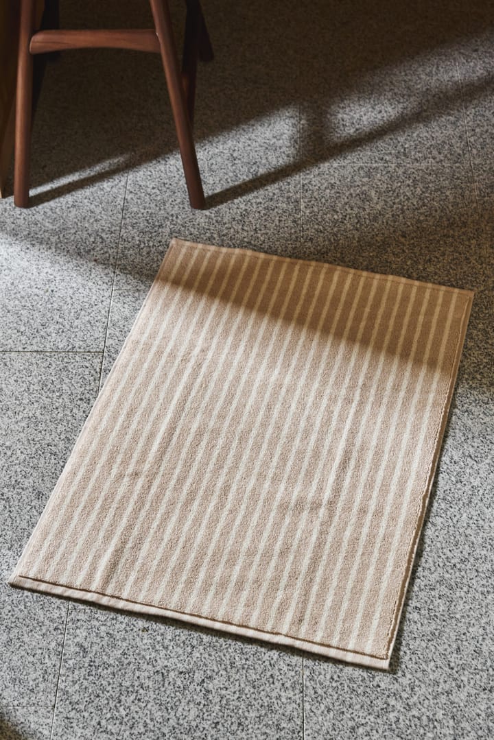 Διαρκής χαλάκι μπάνιου 50x70cm, Μπεζ-λευκό Scandi Living