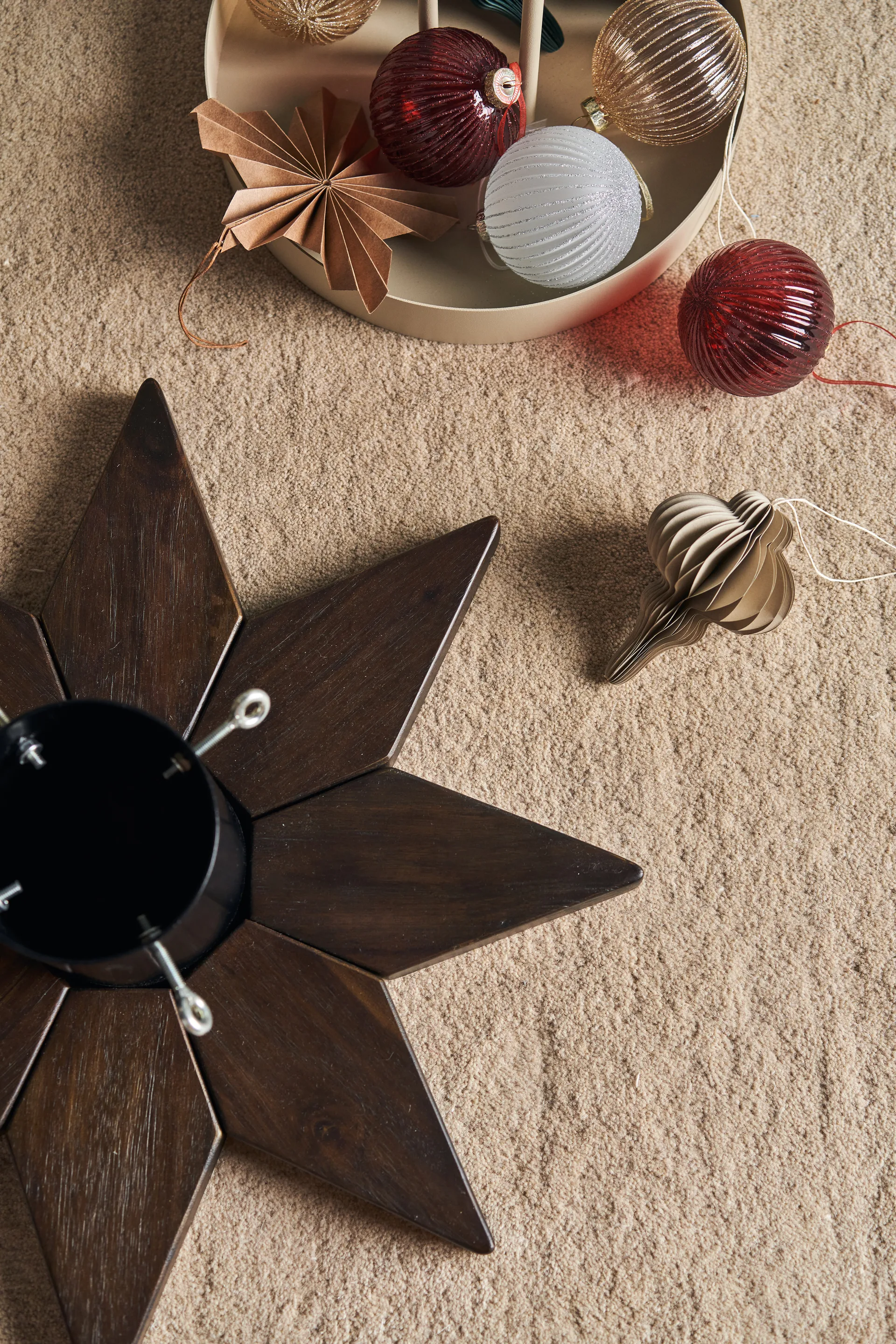 Γιορτινά μπιχλιμπίδια 6-pack, Red Scandi Living