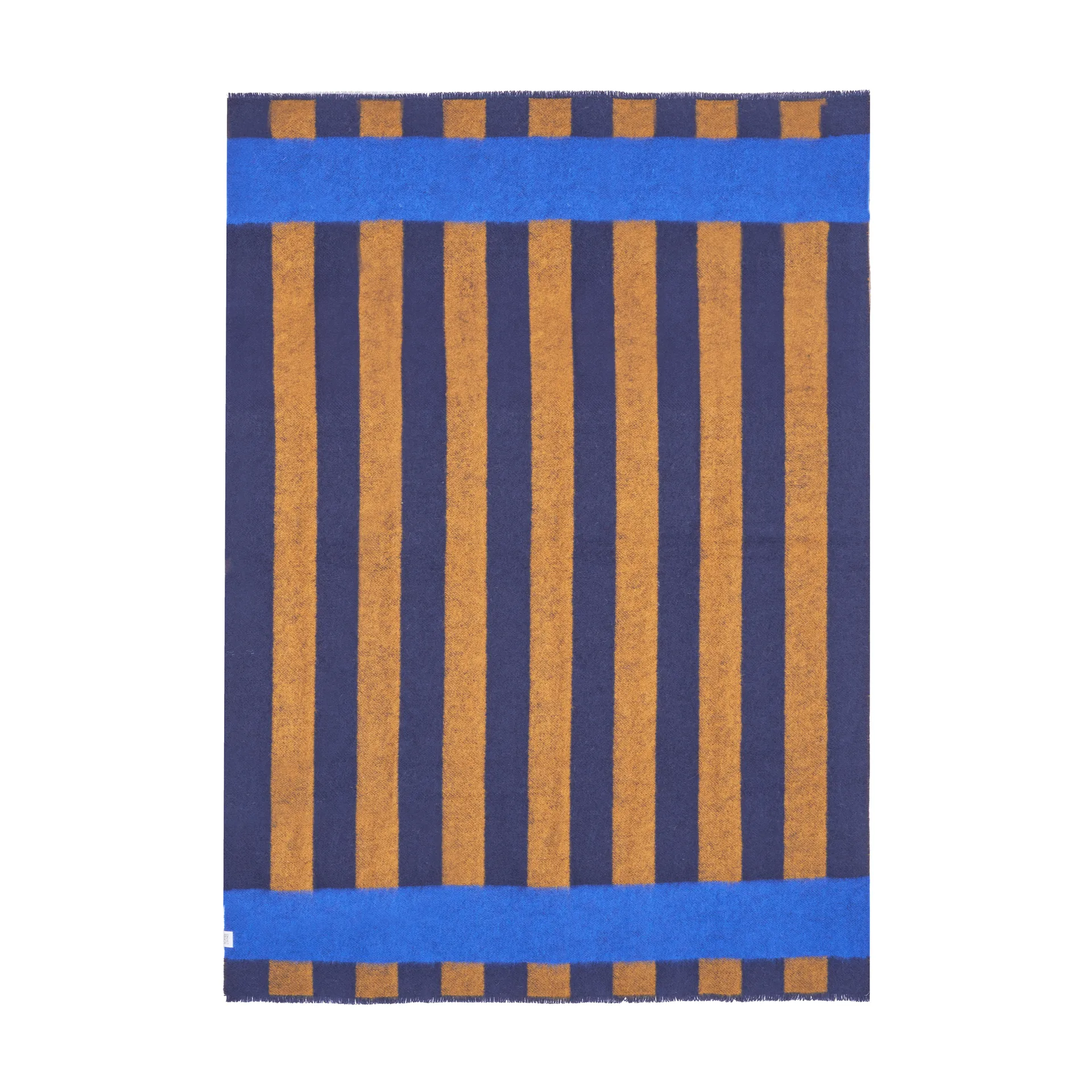 Κουβέρτα από μαλλί Aisles 130x180 cm, Μπλε Scandi Living