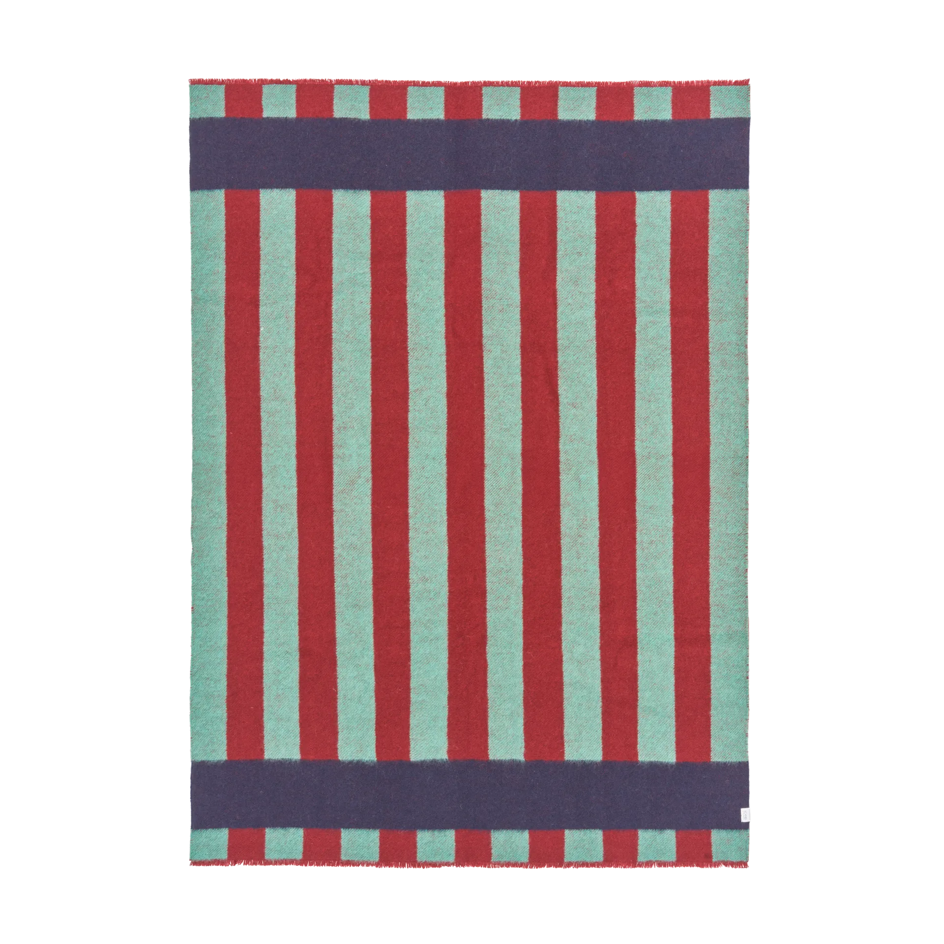 Κουβέρτα από μαλλί Aisles 130x180 cm, Πράσινο Scandi Living