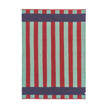 Κουβέρτα από μαλλί Aisles 130x180 cm - Πράσινο - Scandi Living