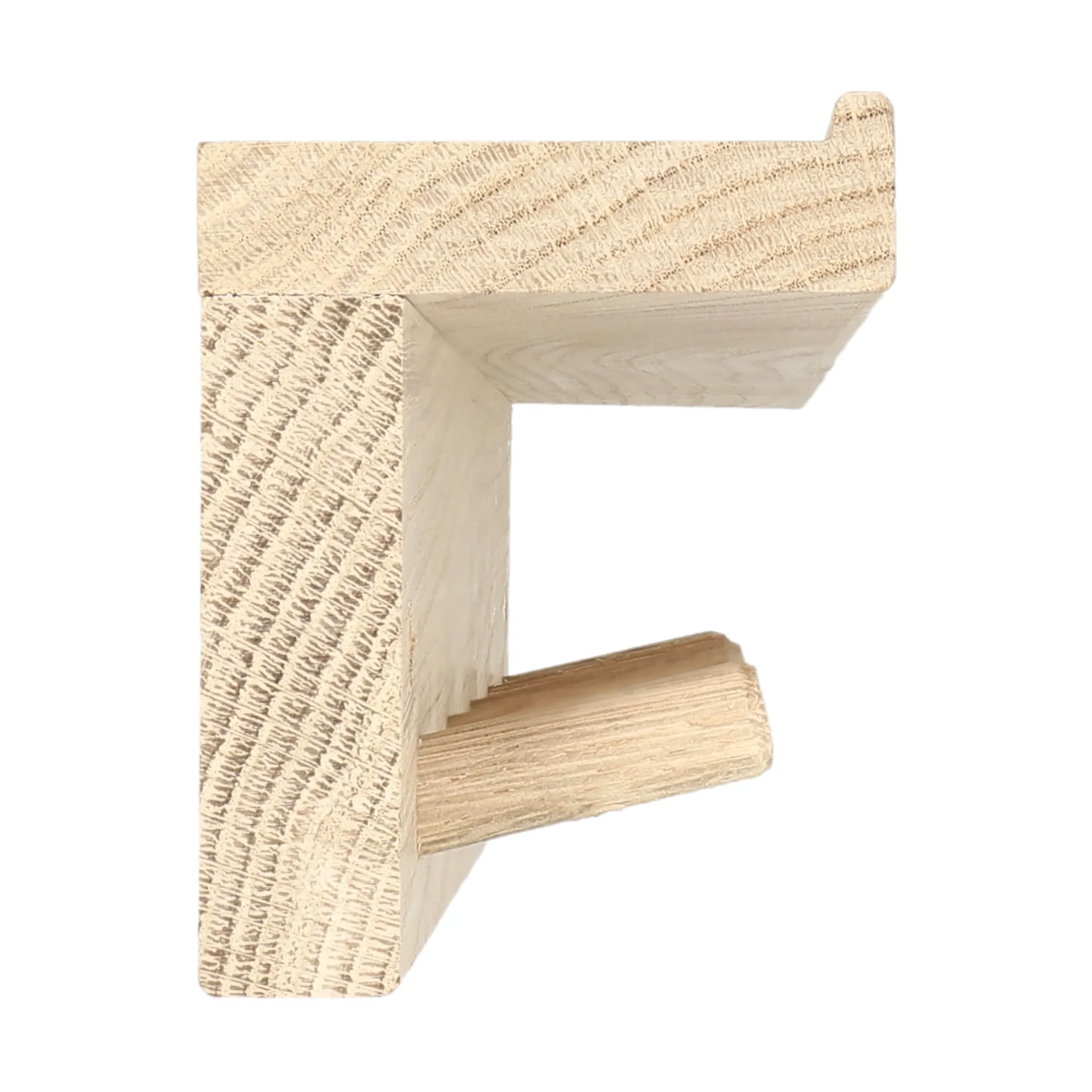 Κρεμάστρα τοίχου Alley με ράφι, Βελανιδιά Scandi Living