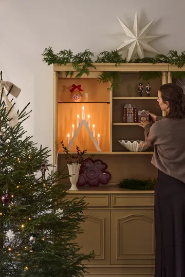 Bare αστέρι παραμονής λευκό - 45 cm - Scandi Living