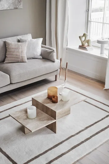 Borders μάλλινο χαλί - 170x240 cm - Scandi Living