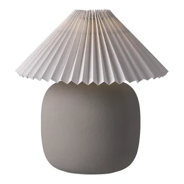 Boulder επιτραπέζιο φωτιστικό 29 cm grey-pleated white - Scandi Living