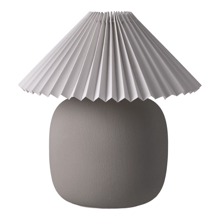 Boulder επιτραπέζιο φωτιστικό 29 cm grey-pleated white - Βάση λάμπας - Scandi Living