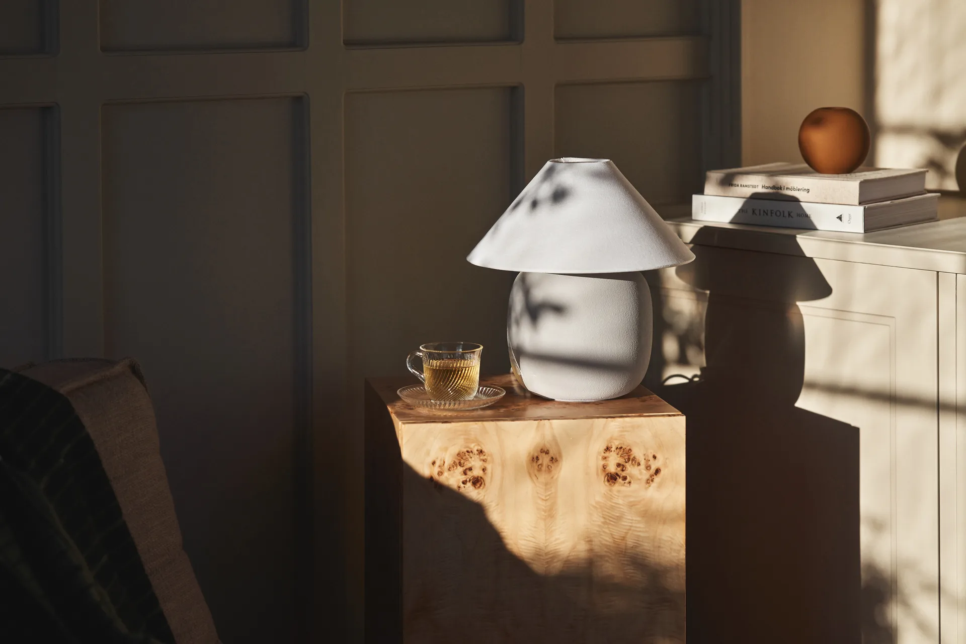 Boulder επιτραπέζιο φωτιστικό 29 cm grey-white Scandi Living