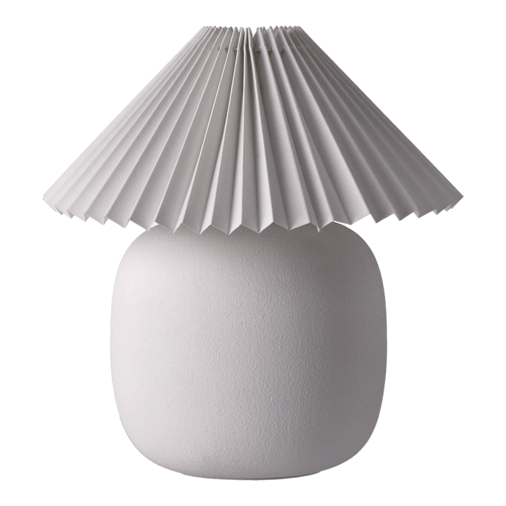 Boulder επιτραπέζιο φωτιστικό 29 cm white-pleated white - undefined - Scandi Living