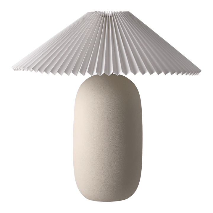 Boulder επιτραπέζιο φωτιστικό 48 cm beige-pleated white Scandi Living